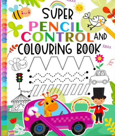 Super Pencil Control And Colouring Book